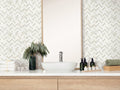 NOBLE PURSUIT 1X3 HB WHITE TERRAZZO ROOM