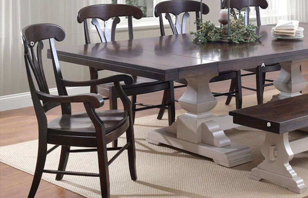 YUTZY WOODWORKING Empire Pedestal Table 55-3866