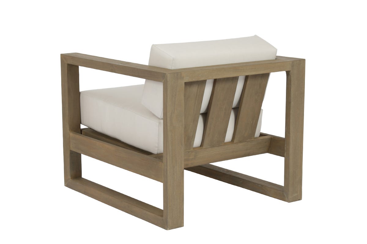 Coastal Teak Club Chair Image 2