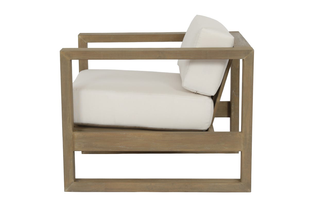 Coastal Teak Club Chair Image 3