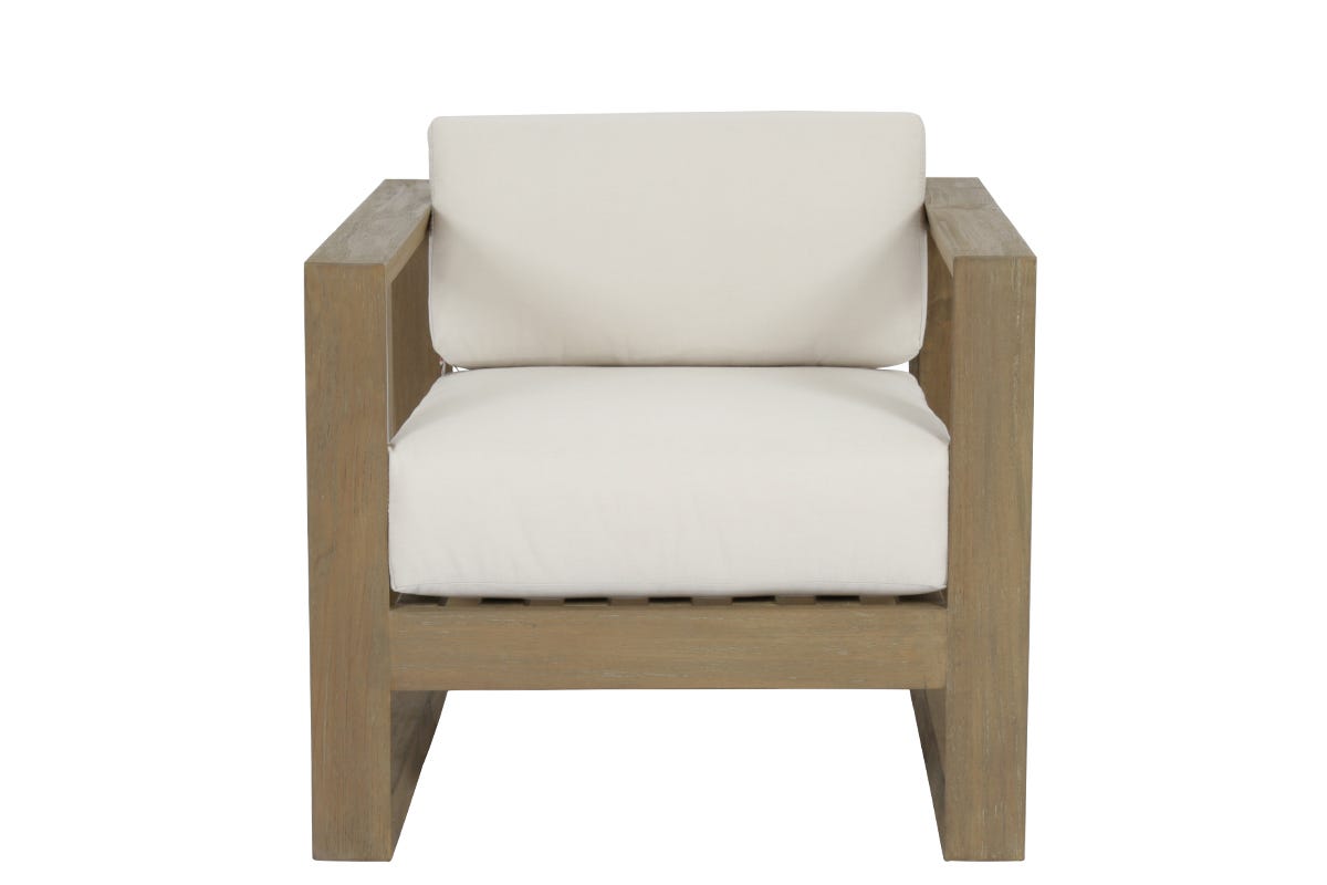 Coastal Teak Club Chair Image 4