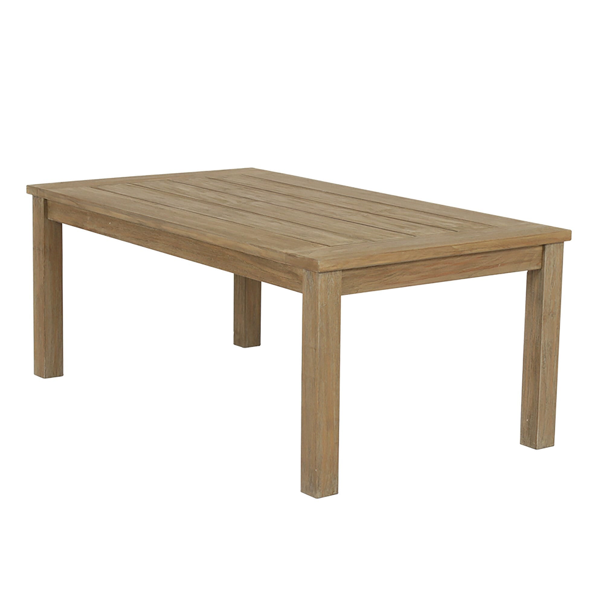 Coastal Teak Rectangular Coffee Table
