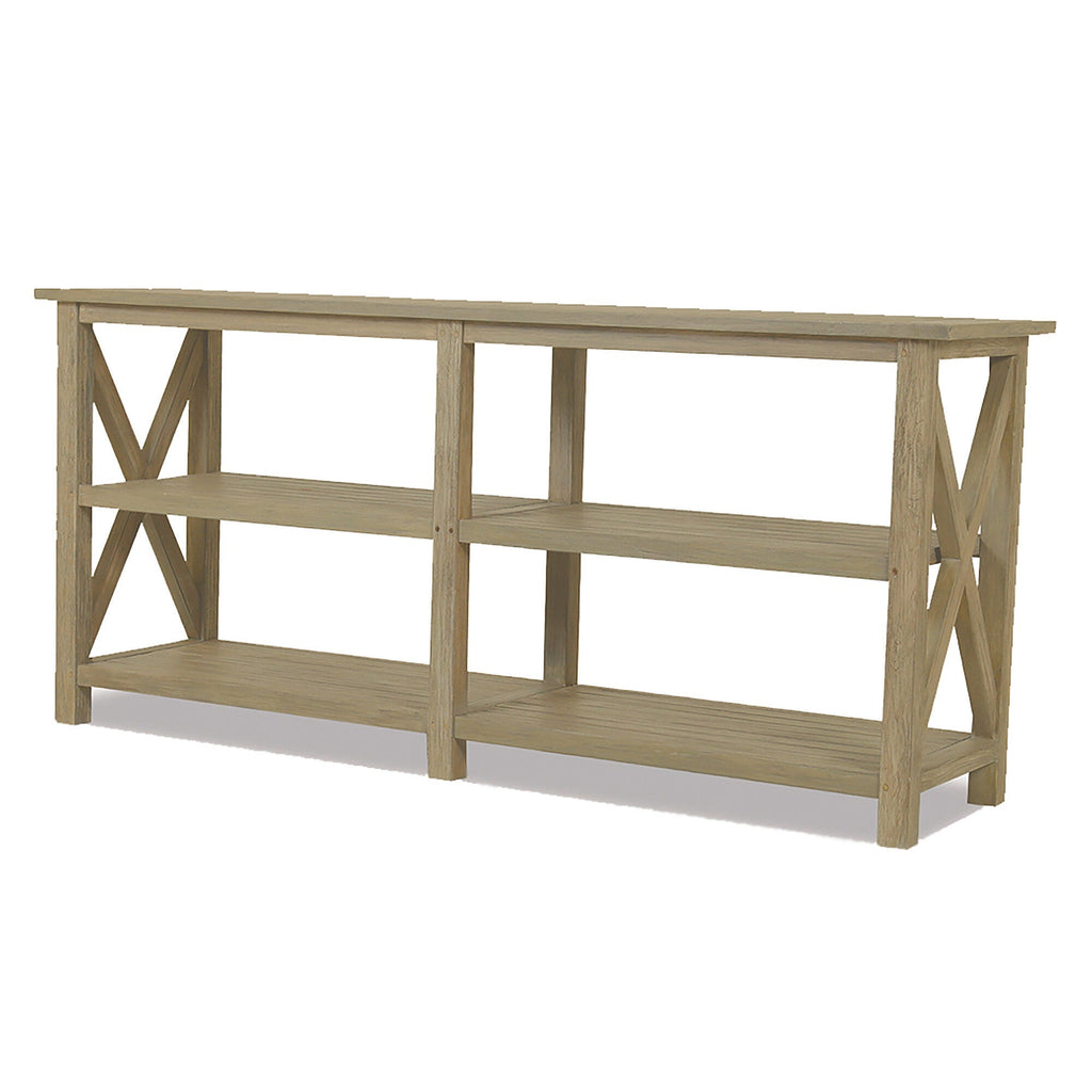 Coastal Teak X Console Table