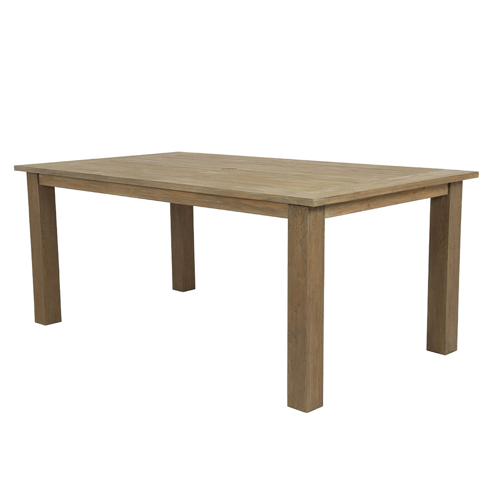 Coastal Teak 72 in. Rectangular Dining Table