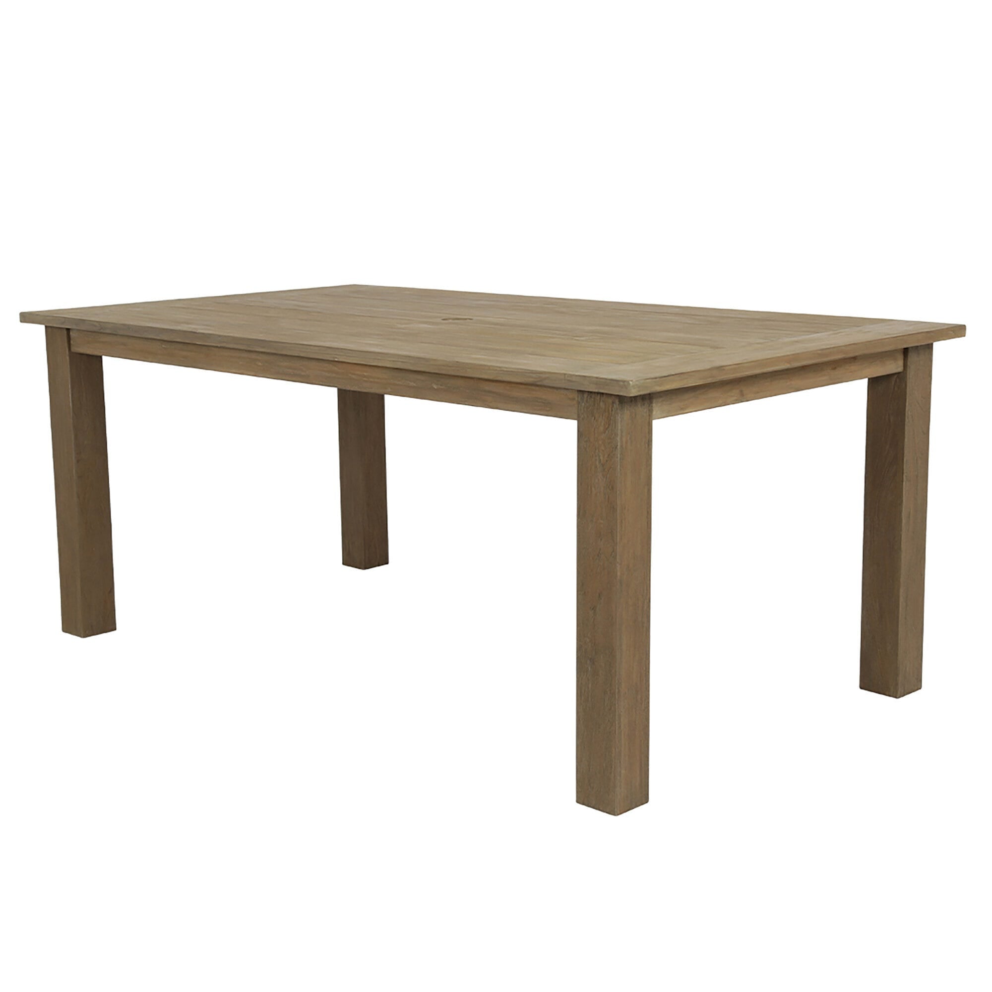 Coastal Teak 91 in. Rectangular Dining Table