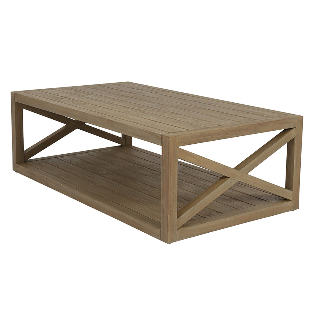 Coastal Teak X Coffee Table