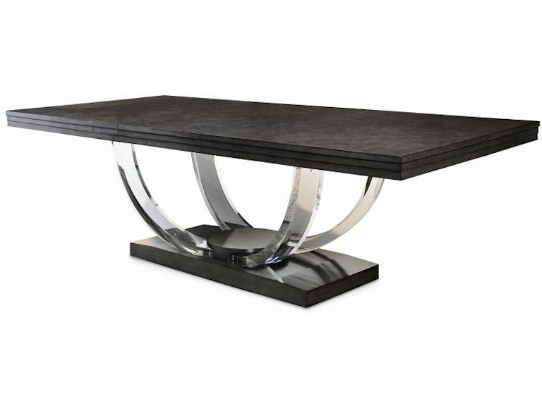 Century Furniture Omni Large Rectangular Dining Table With Acrylic Legs (Plain Maple) 559-304-A
