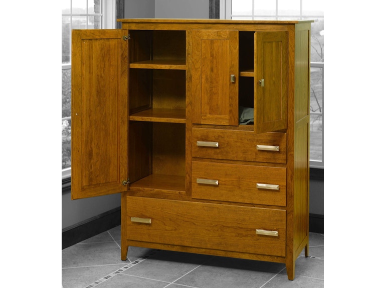 YUTZY WOODWORKING Jamestown Chifferobe 56060