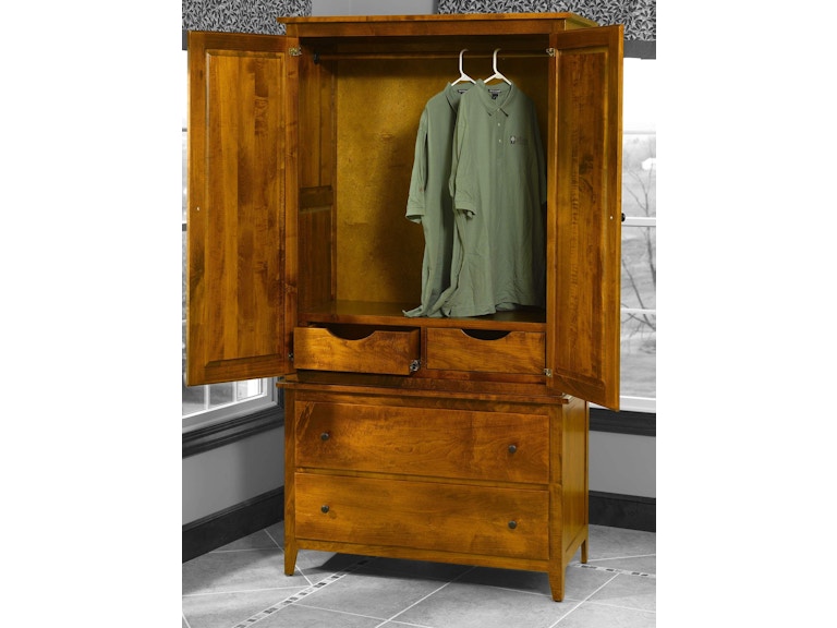 YUTZY WOODWORKING Jamestown 2 Piece Armoire 56070
