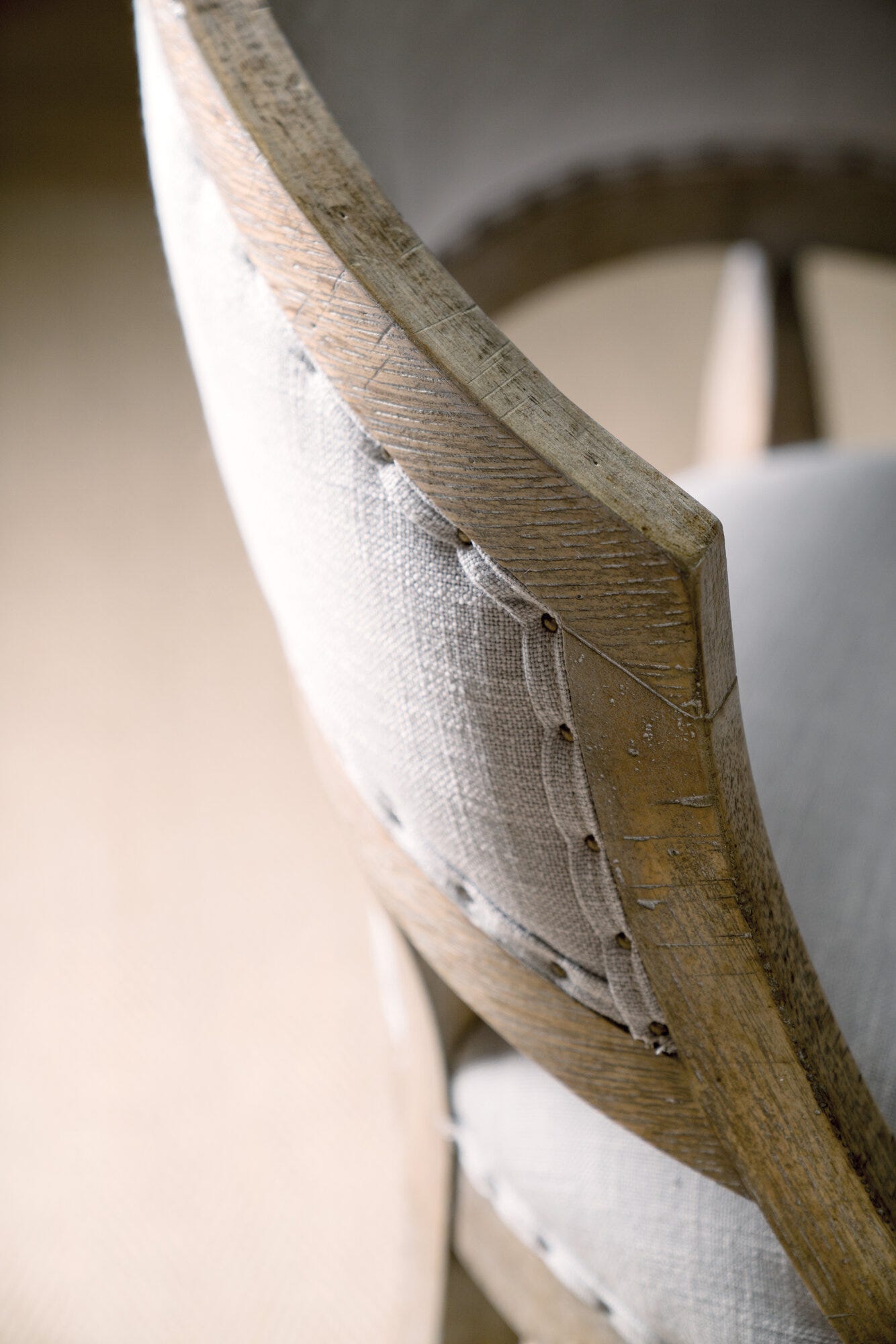 Boheme Garnier Barrel Back Counter Stool - Detail View