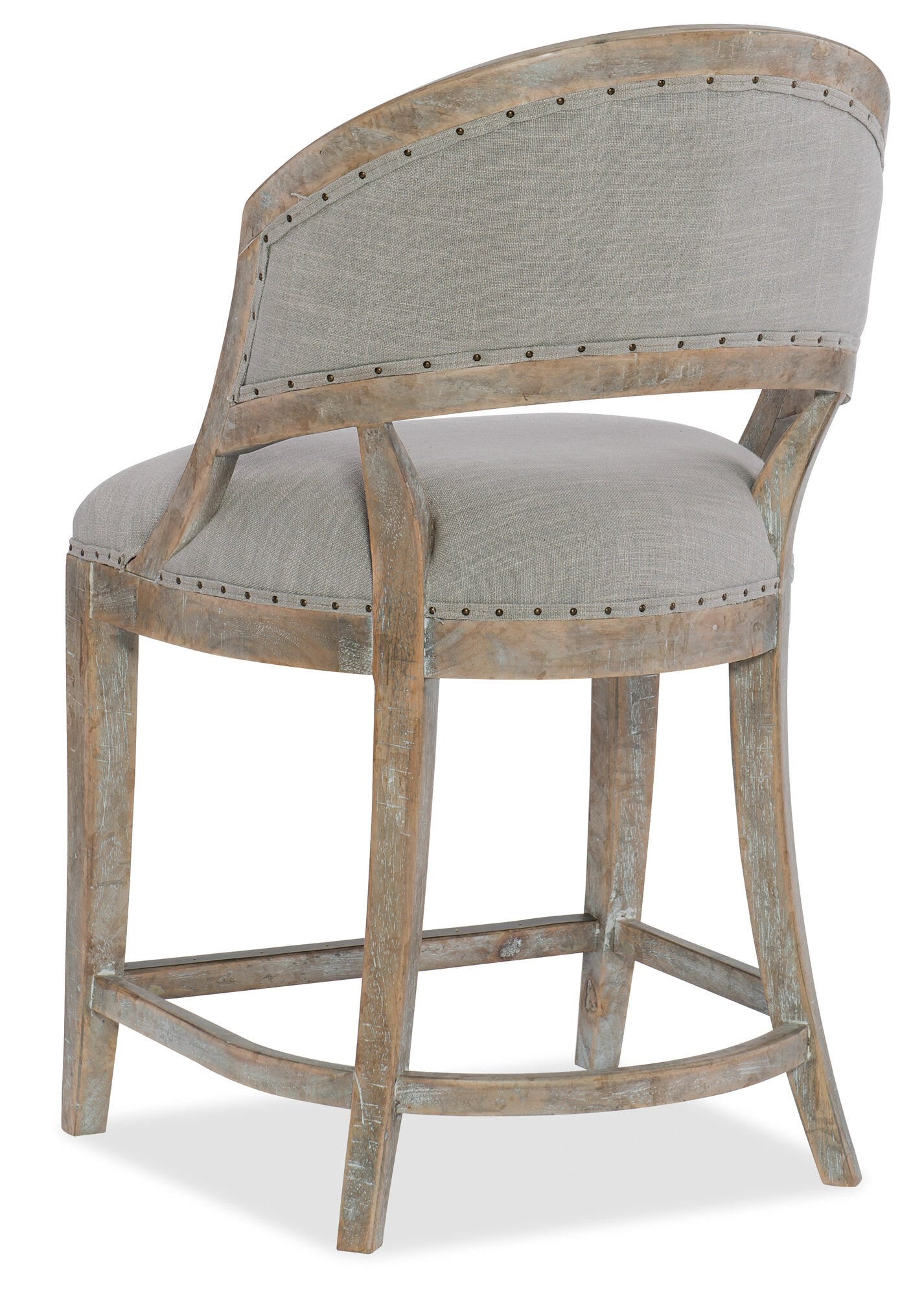 Boheme Garnier Barrel Back Counter Stool - Back View