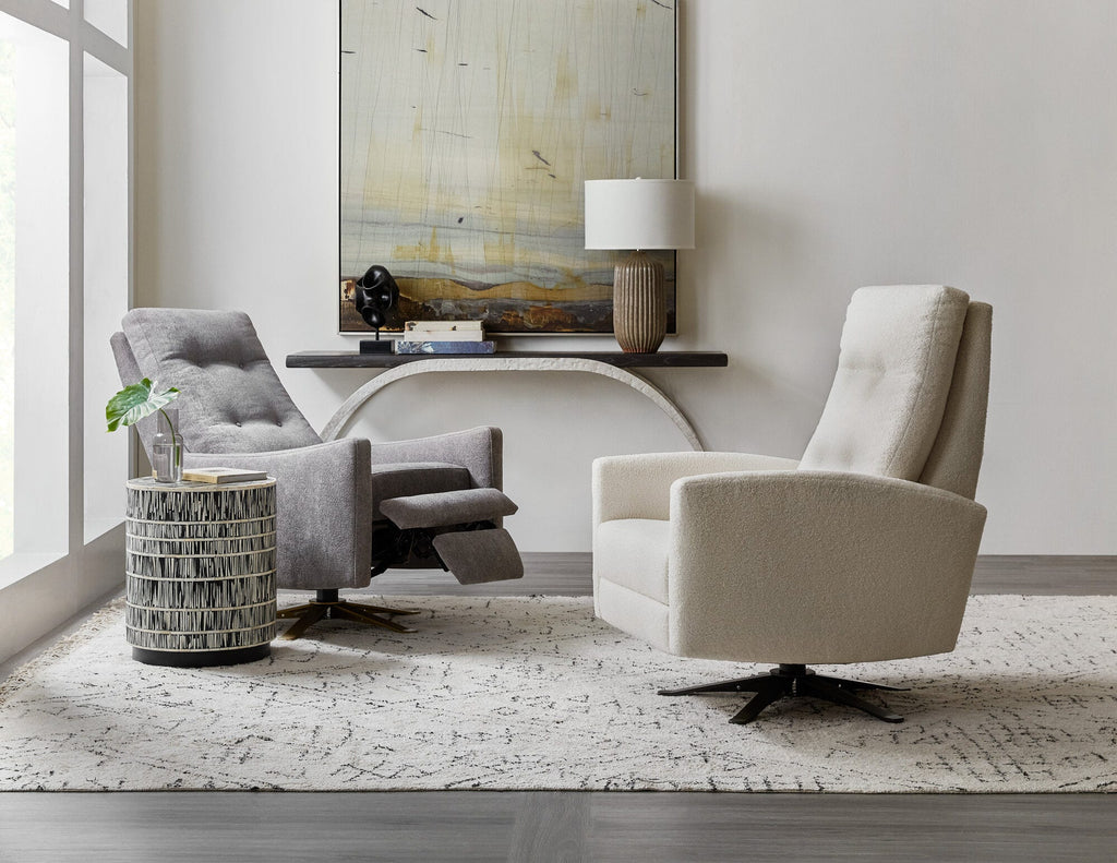 Baylen Tufted Back Swivel Recliner