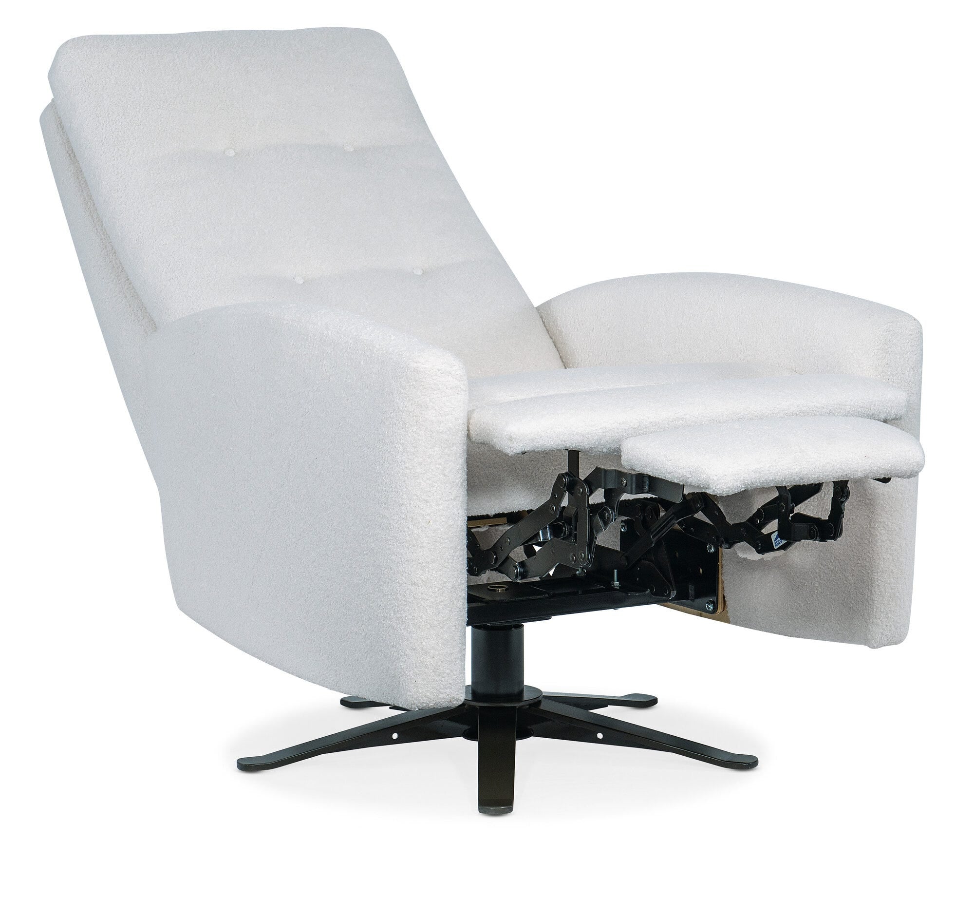Basil Tufted Back Swivel Recliner