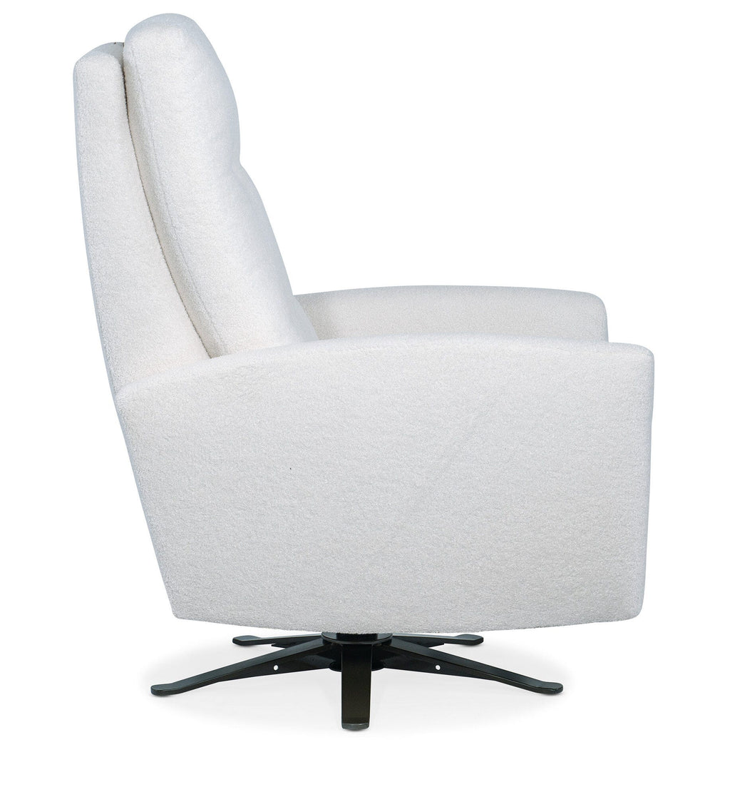 Basil Tufted Back Swivel Recliner