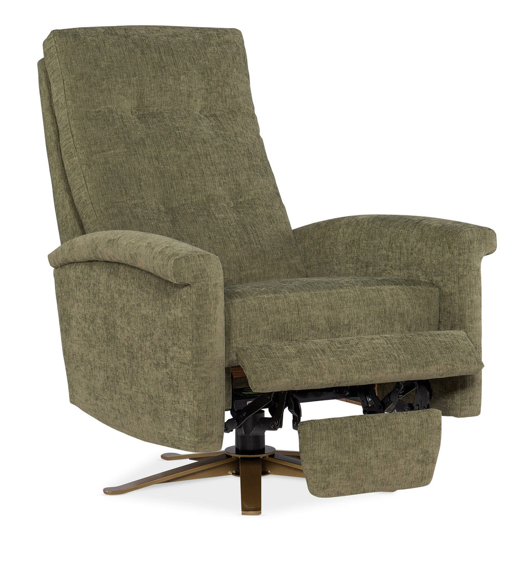 Breck Tufted Back Swivel Recliner