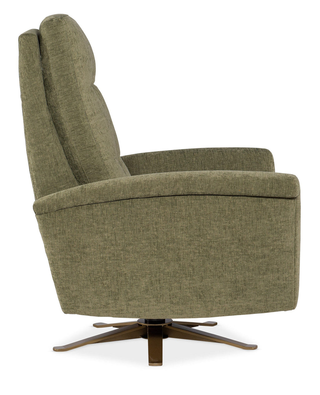 Breck Tufted Back Swivel Recliner