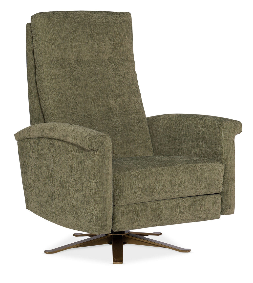 Breck Tufted Back Swivel Recliner
