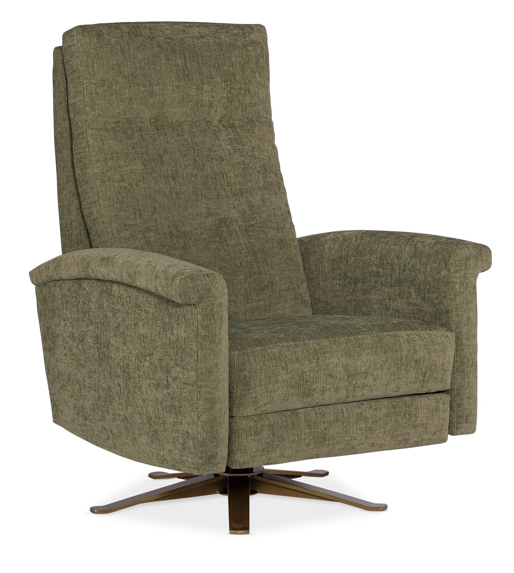 Breck Tufted Back Swivel Recliner