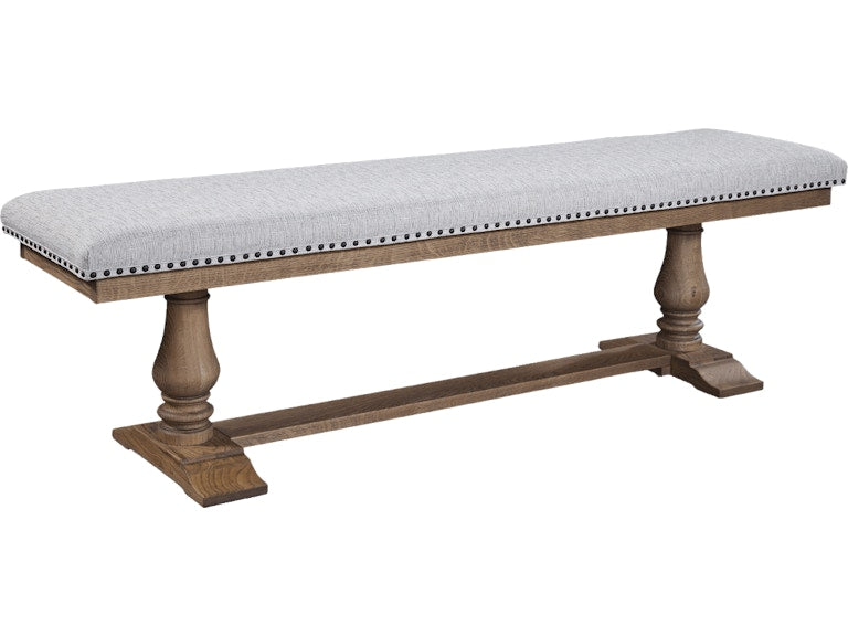 YUTZY WOODWORKING Naples Upholstered Bench 57B-1656