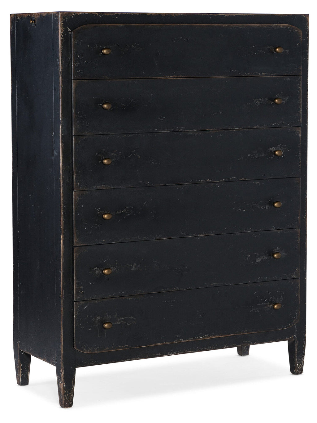 Ciao Bella Six-Drawer Chest- Black Silo Image