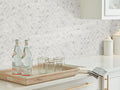 LUXE MODERNE 2" HEX MOS STREAMLINE WHITE ROOM