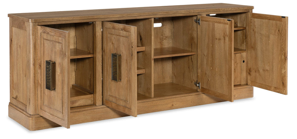 Cashiers Entertainment Credenza Open Silo Image