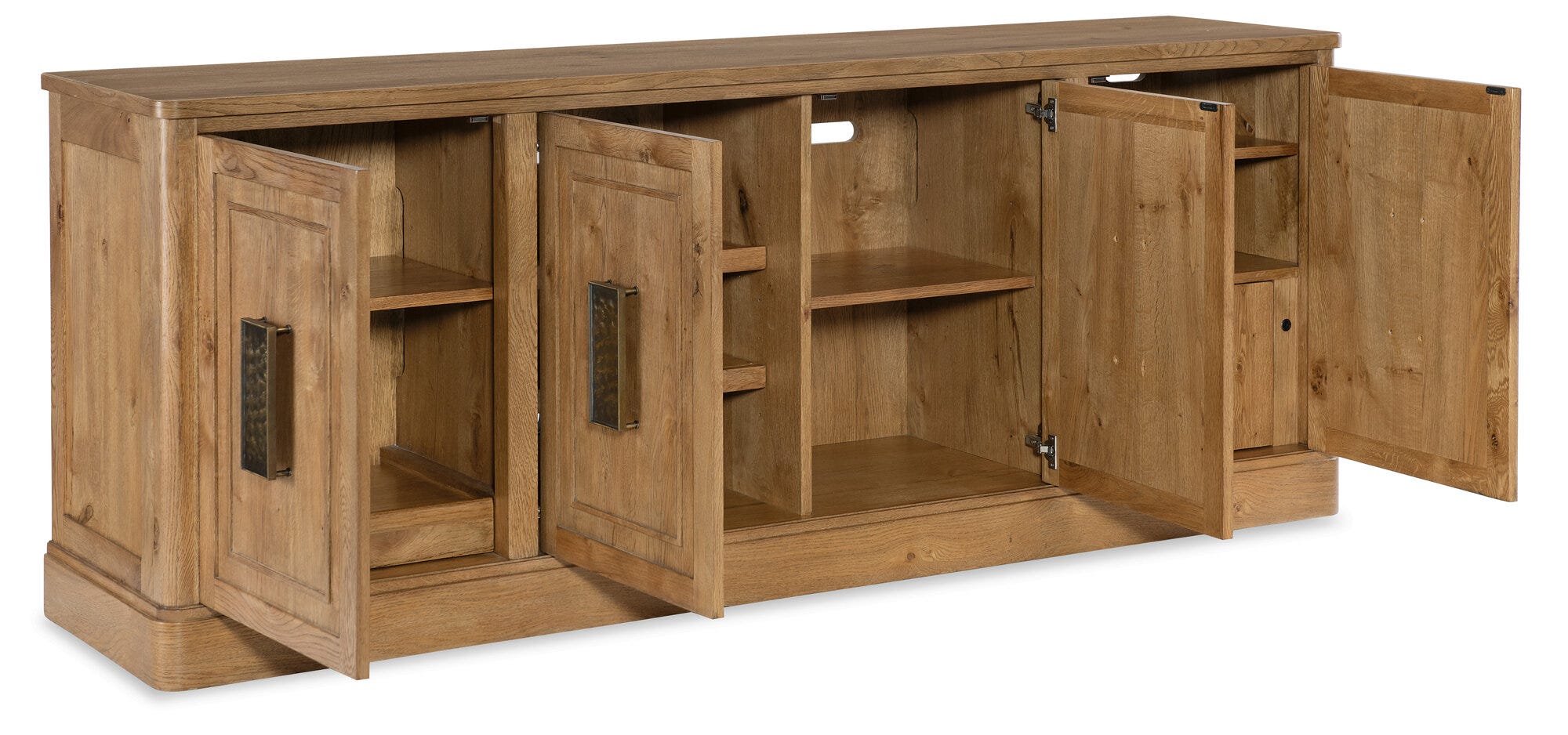 Cashiers Entertainment Credenza Open Silo Image