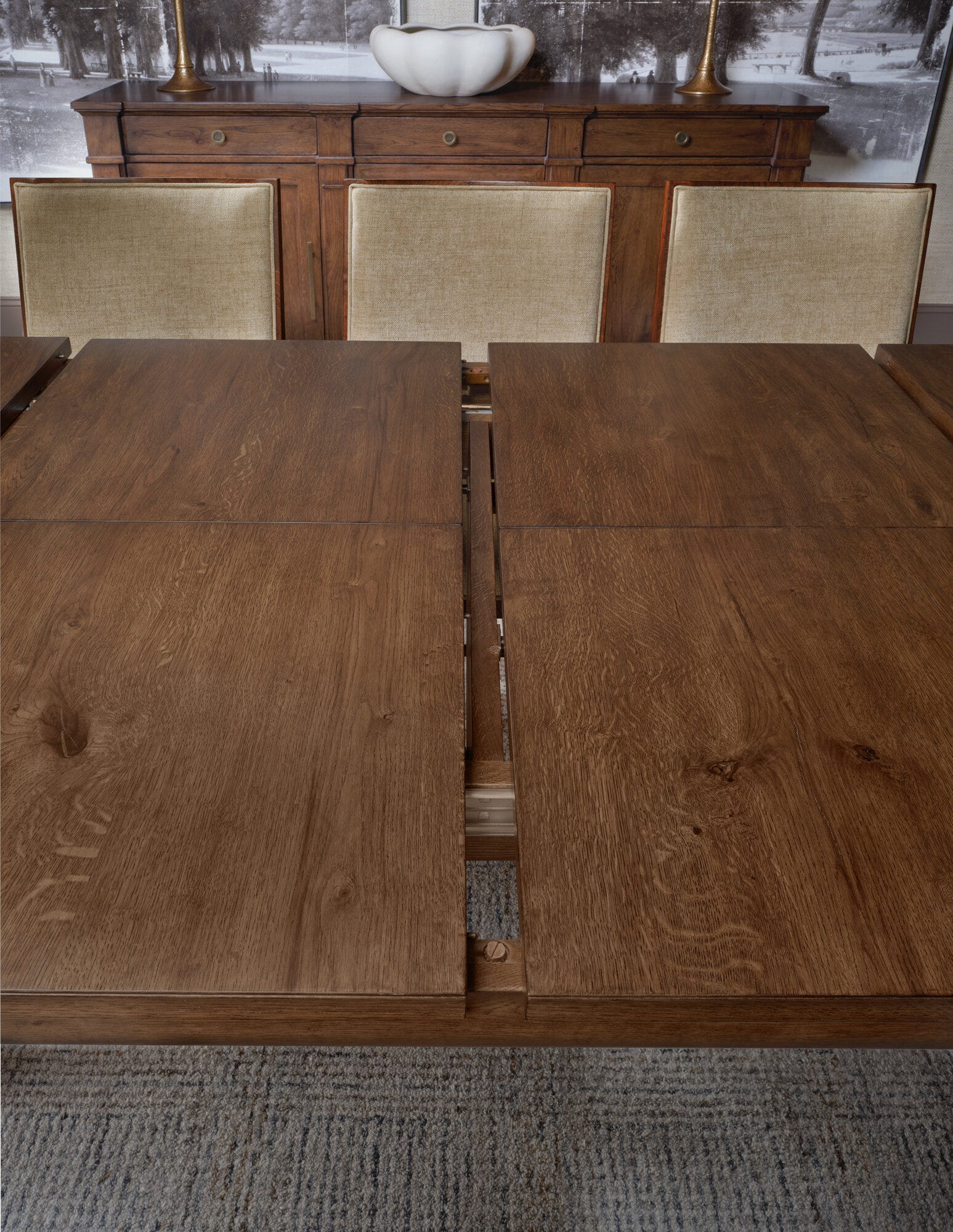 Cashiers Rectangle Dining Table Detail Image