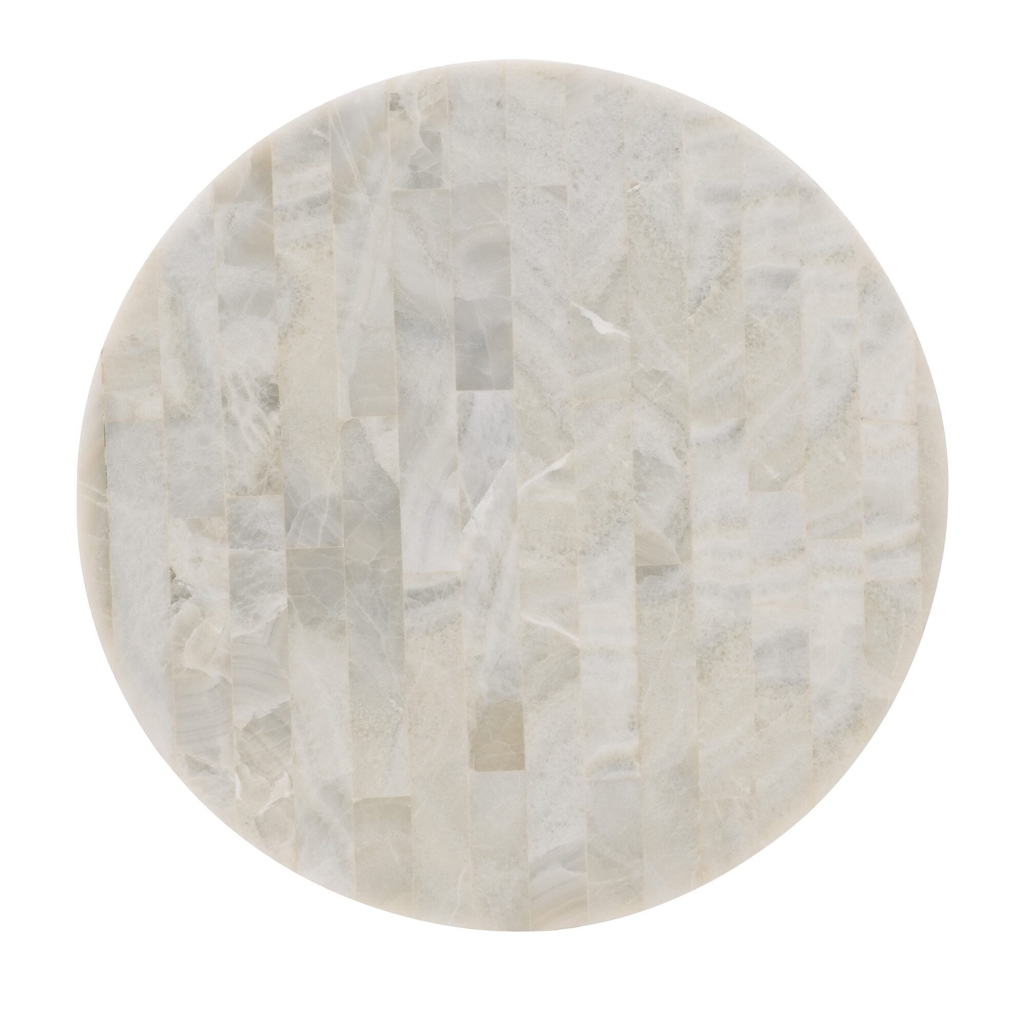 Melange Corrina Round Lamp Table