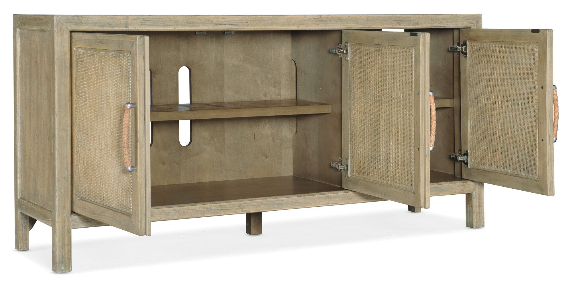 Surfrider Small Media Console - Open Silo Image 2