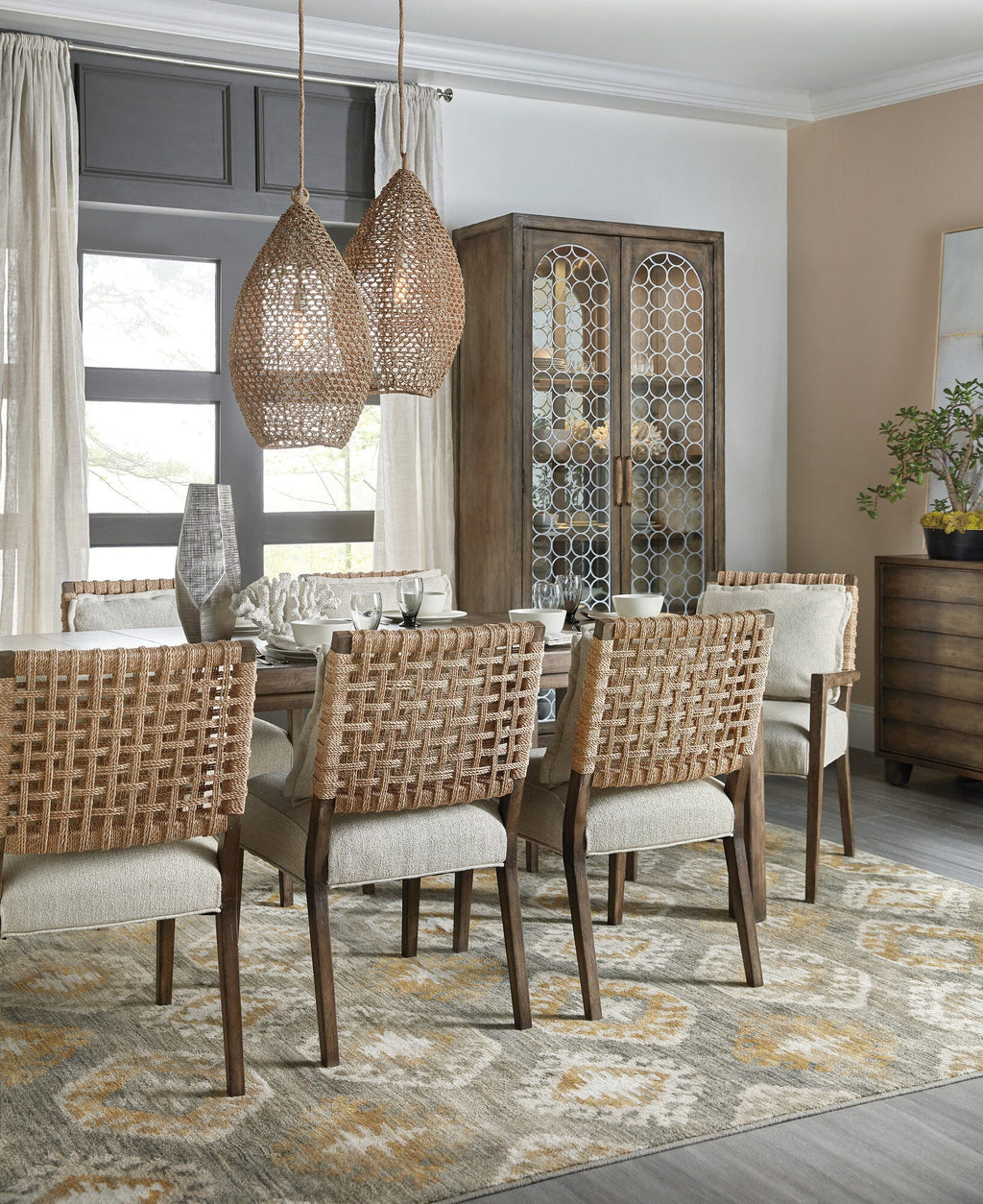 Sundance Woven Back Side Chair Room Image