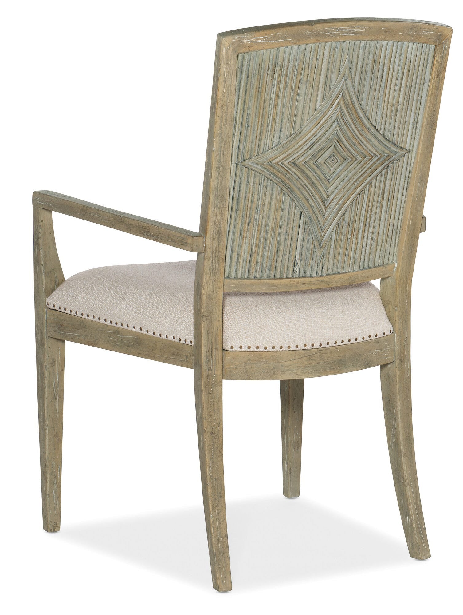 Surfrider Carved Back Arm Chair Back Silo Image