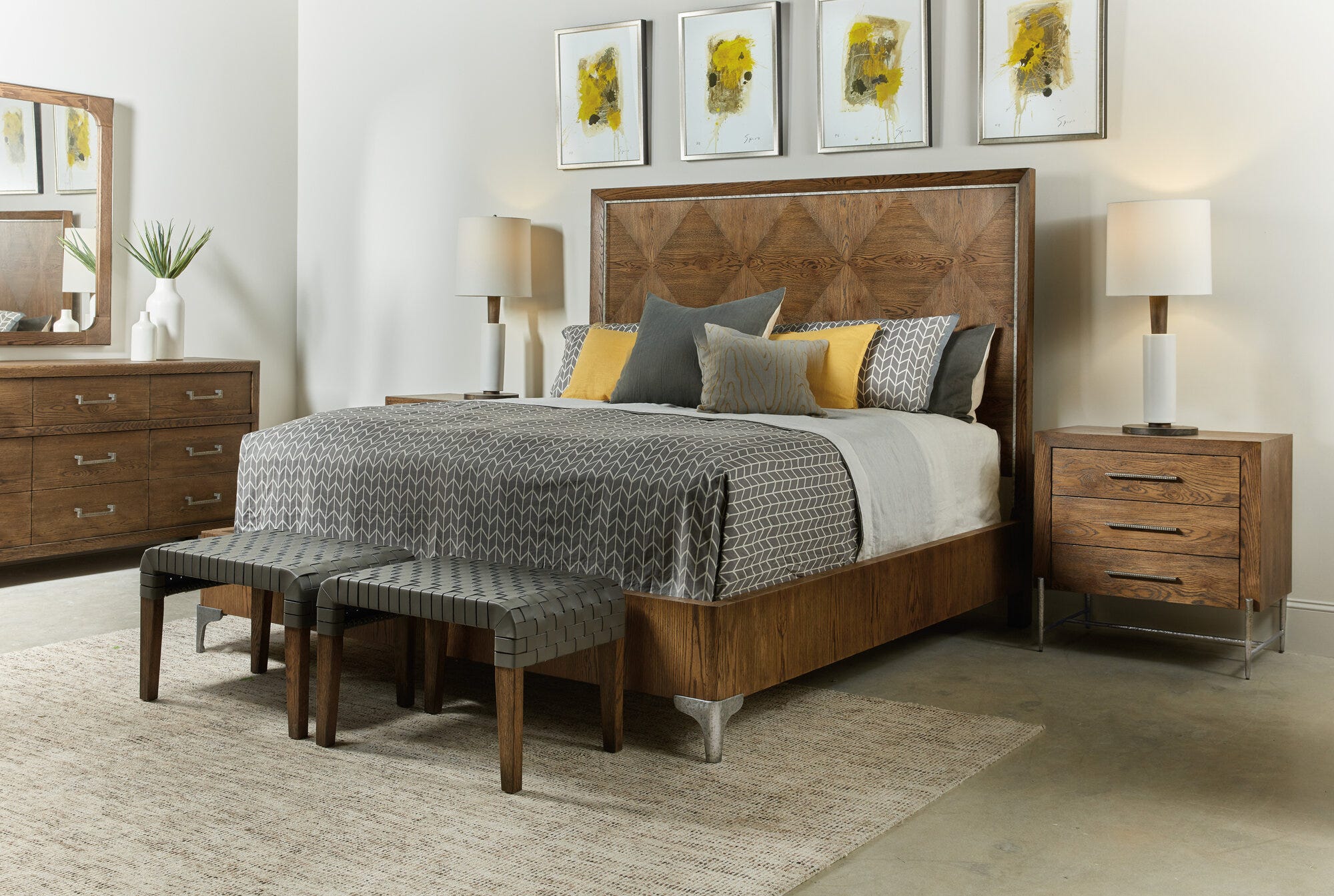 Chapman Three-Drawer Nightstand Room Image 1
