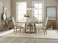 Affinity 48in Round Pedestal Dining Table with 1-18in Leaf