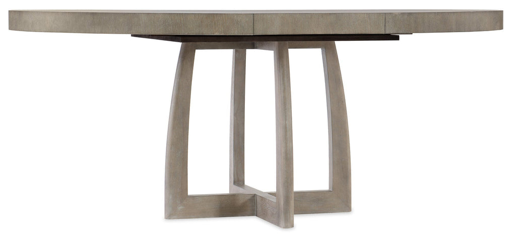 Affinity 48in Round Pedestal Dining Table with 1-18in Leaf