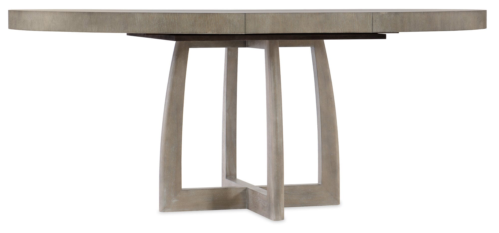 Affinity 48in Round Pedestal Dining Table with 1-18in Leaf