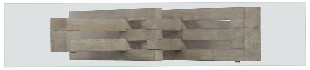 Affinity Glass Top Accent Console