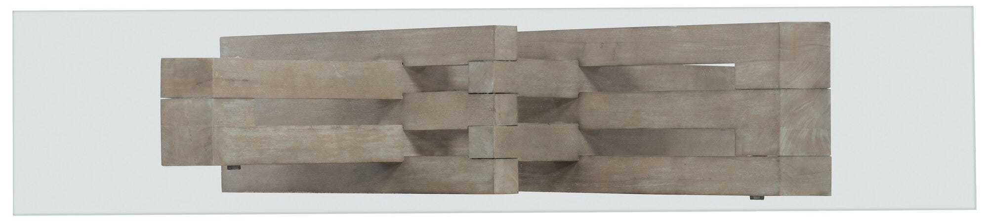 Affinity Glass Top Accent Console