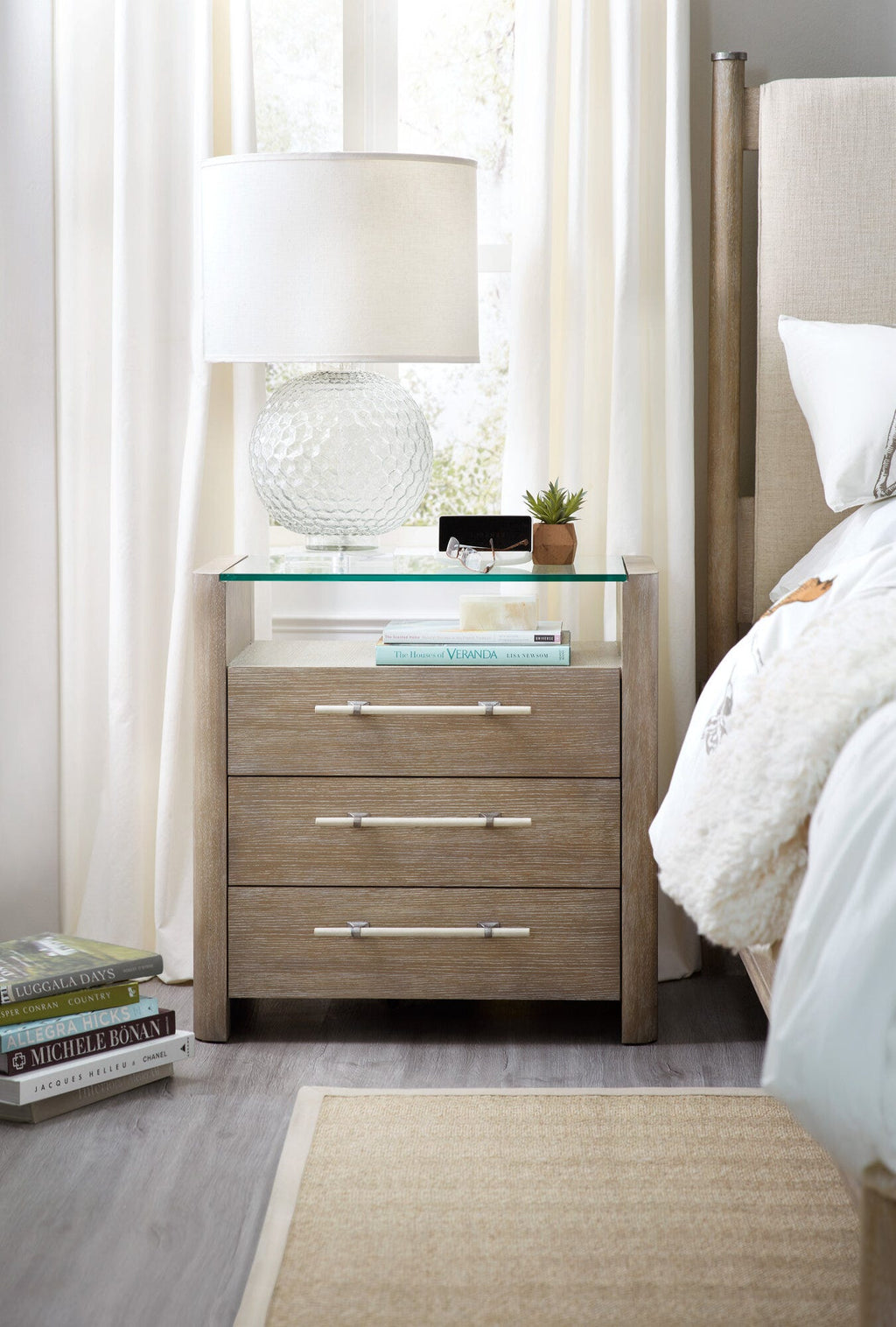 Affinity Three-Drawer Nightstand Room Image 1