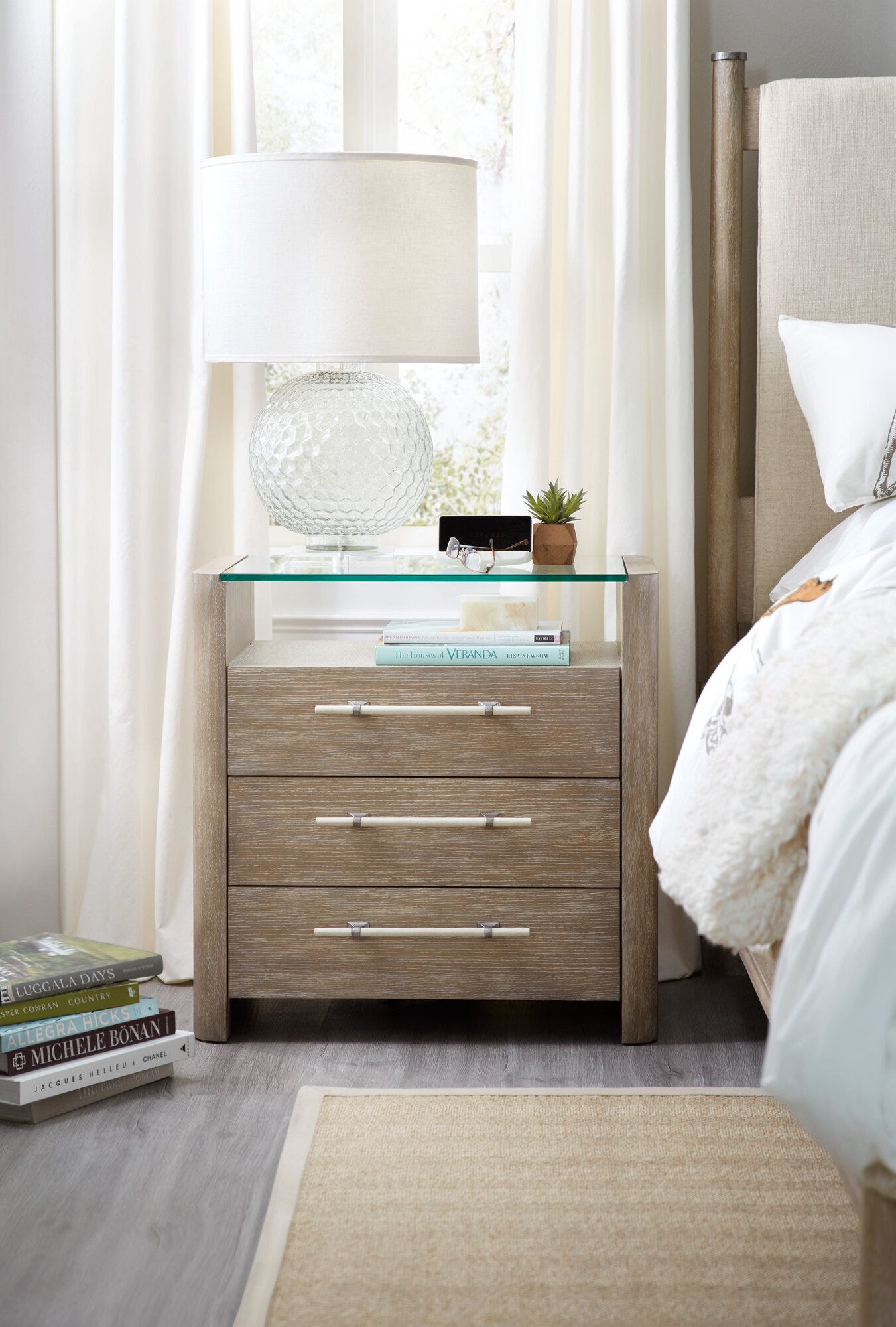 Affinity Three-Drawer Nightstand Room Image 1