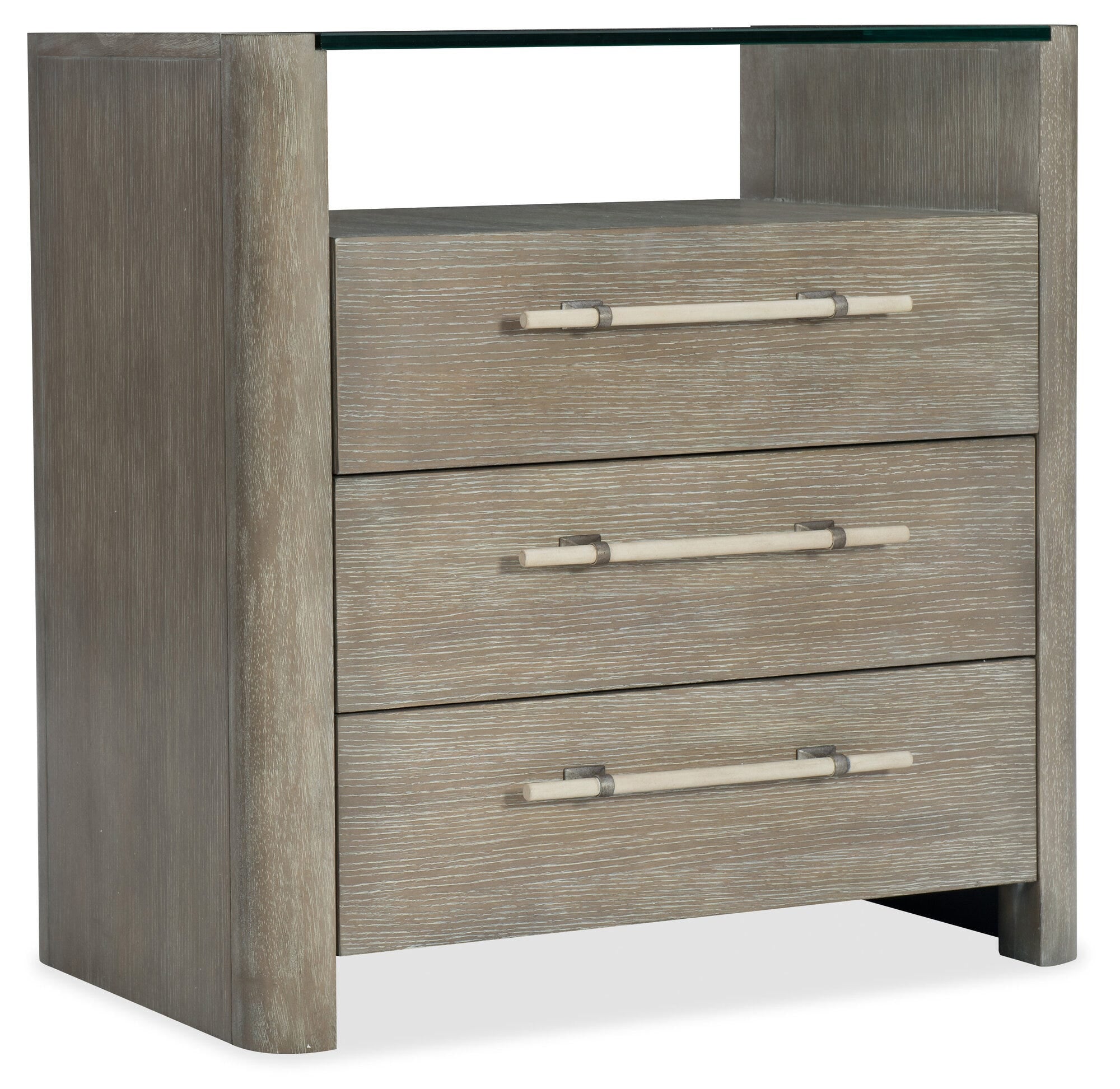 Affinity Three-Drawer Nightstand Silo Image 1
