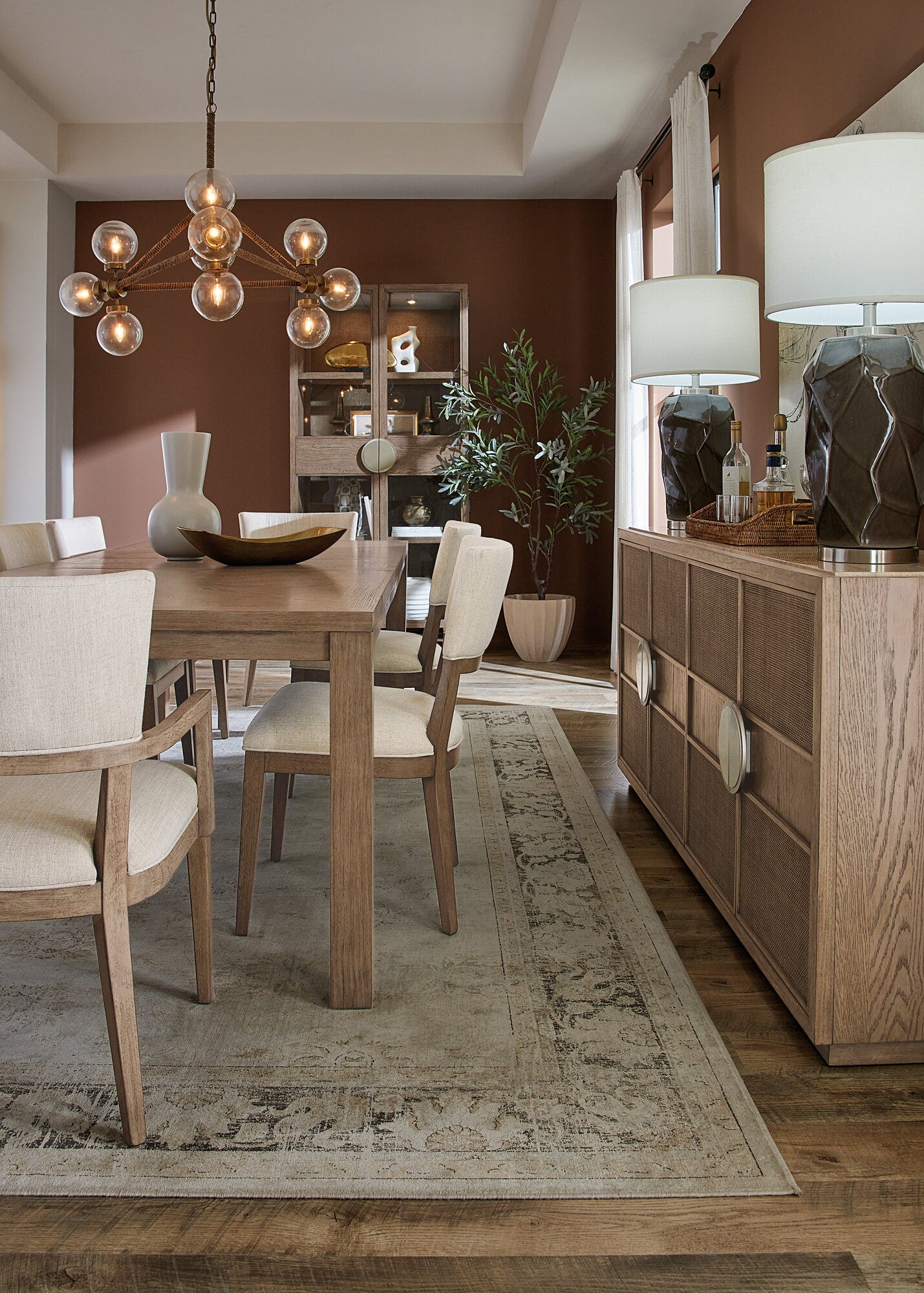 Sonnet Upholstered Dining Chair Room Image 3