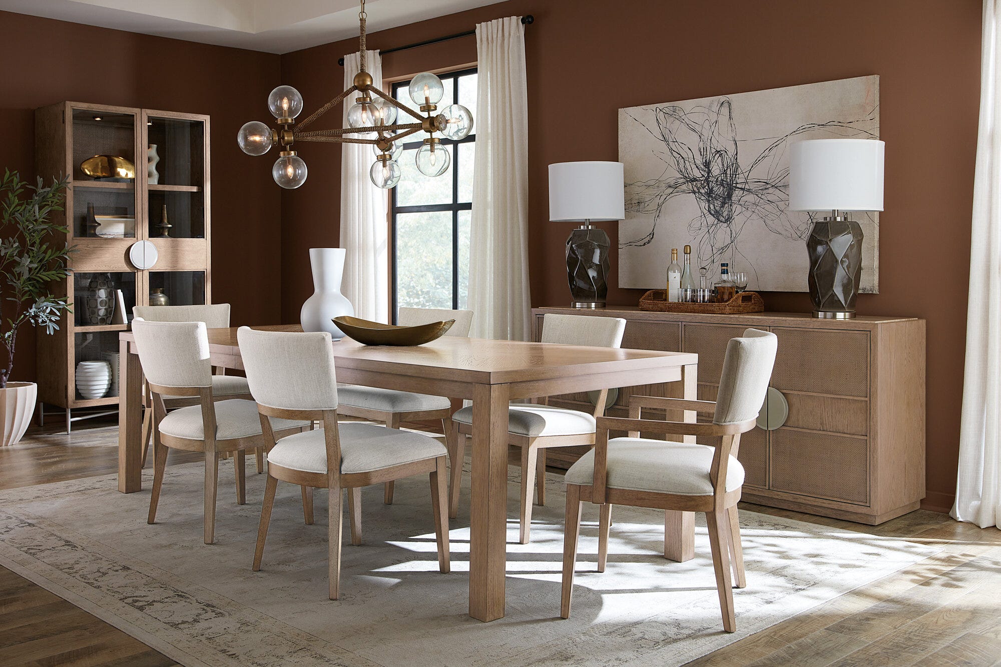 Sonnet Upholstered Dining Chair Room Image 2