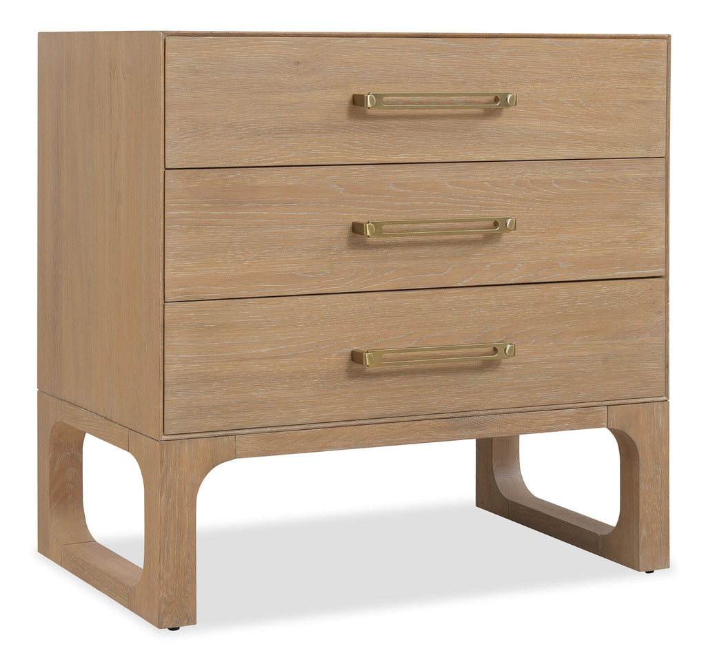 Banyon Bay Three Drawer Nightstand Silo Image