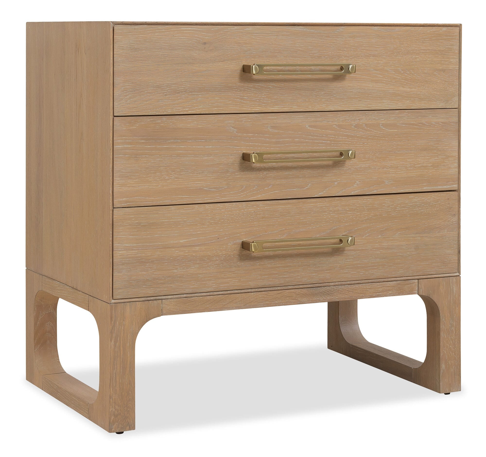 Banyon Bay Three Drawer Nightstand Silo Image