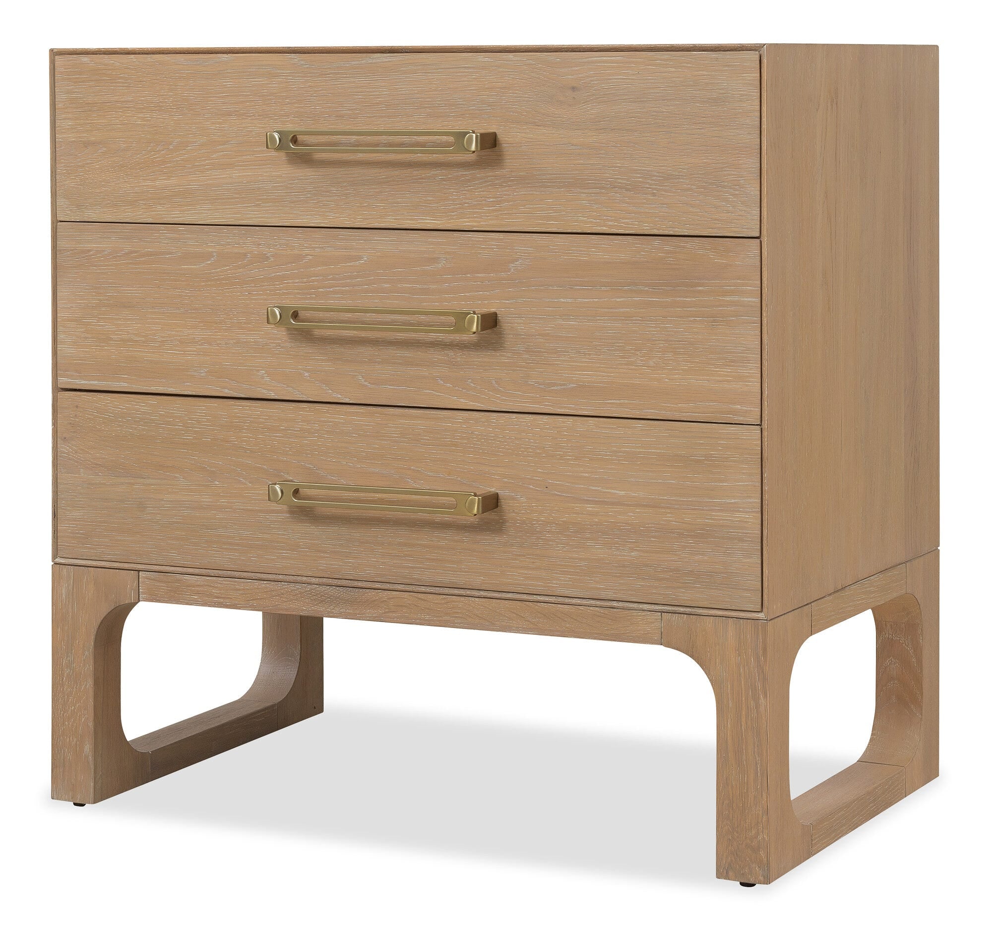 Banyon Bay Three Drawer Nightstand Silo Image 2