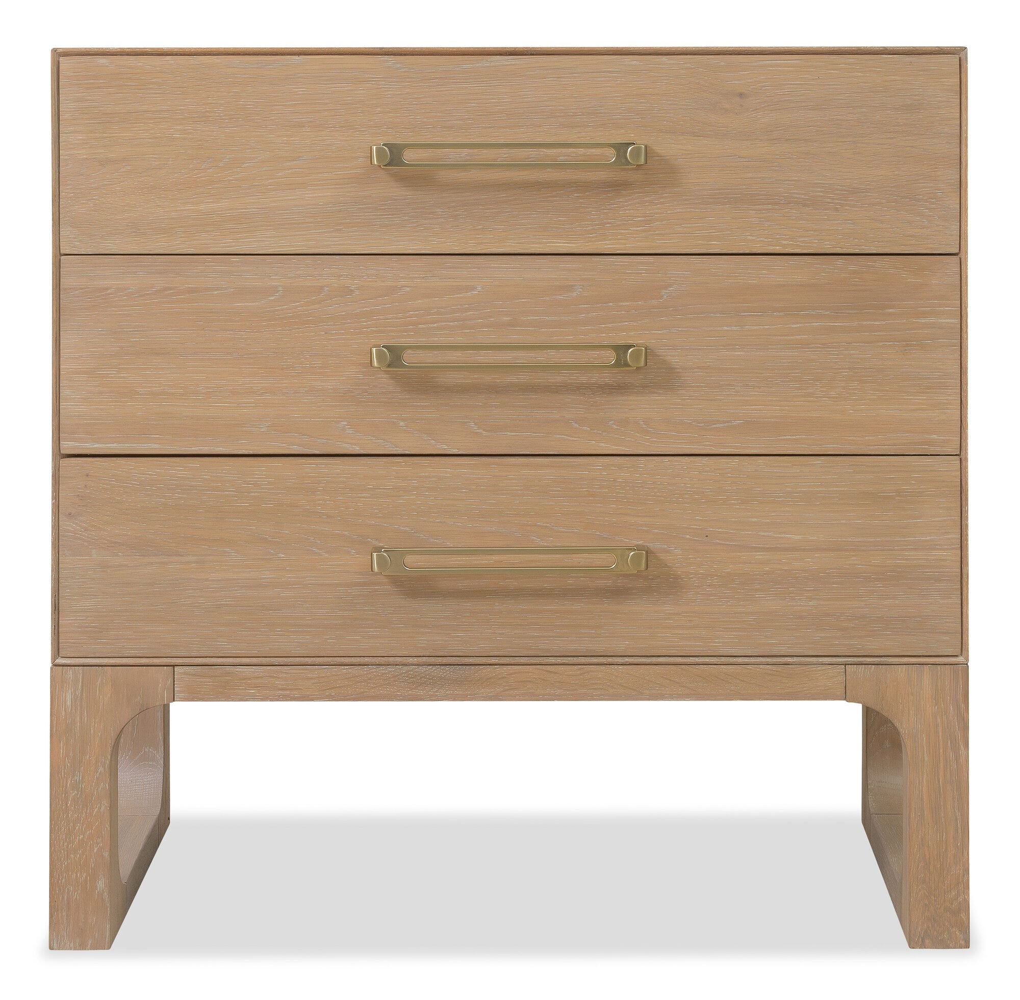 Banyon Bay Three Drawer Nightstand Straight Silo Image