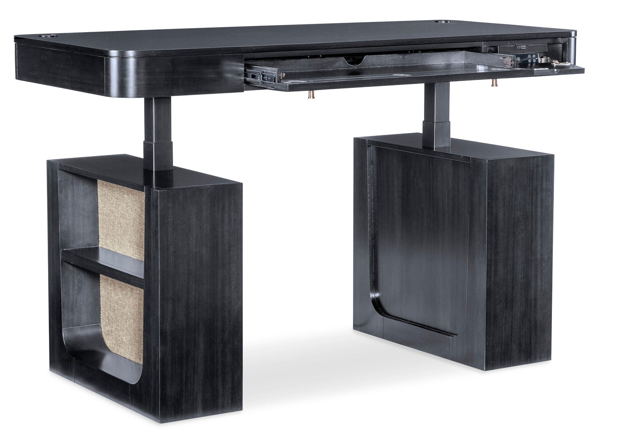 Kenzo Lift Adjustable-Height Desk - Open View 3