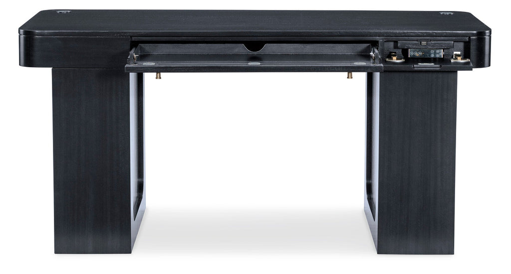 Kenzo Lift Adjustable-Height Desk - Straight Open View
