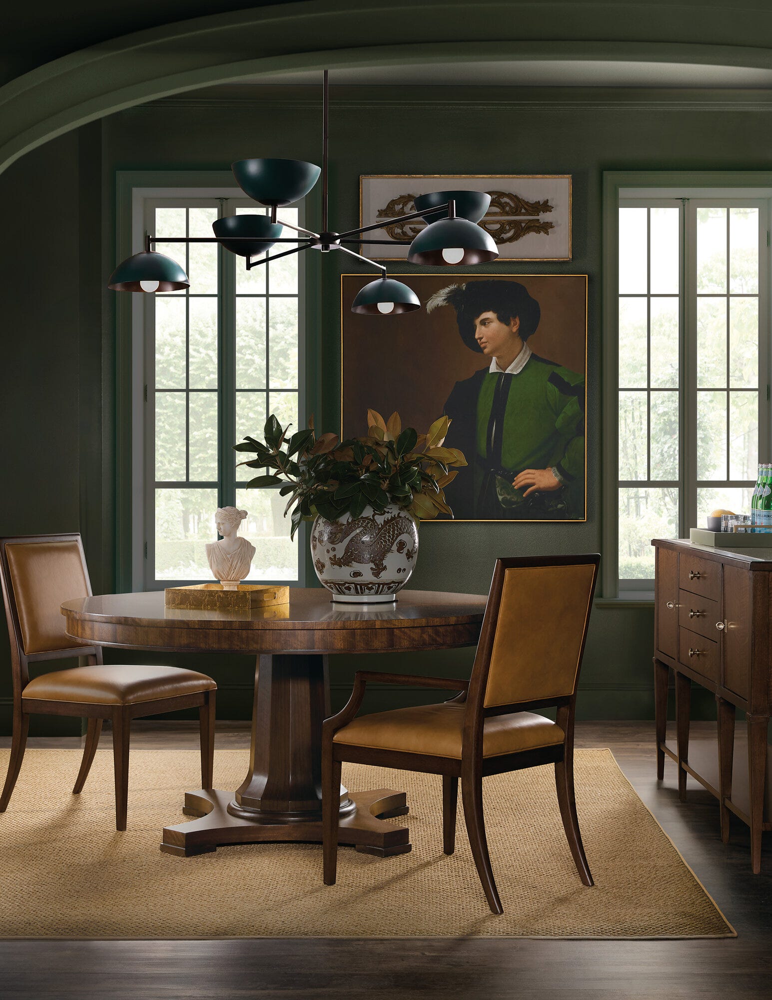 Archives leather Arm Chair - Room Image 3